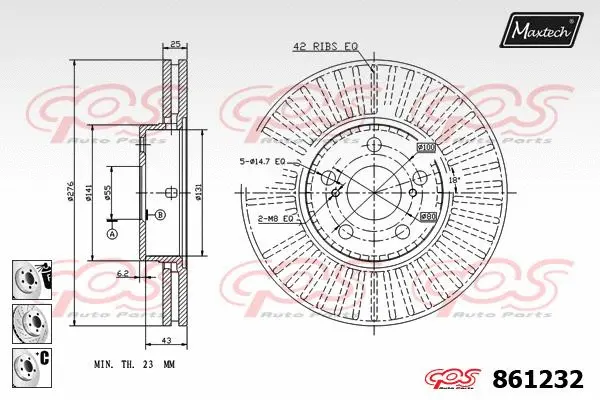 Guide Sleeve Kit, brake caliper (70160003)