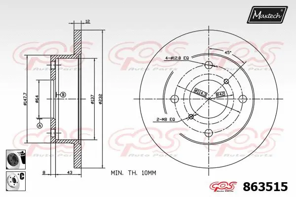 Brake Disc (831274)