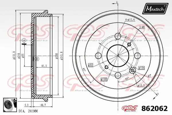 Brake Disc (863124)