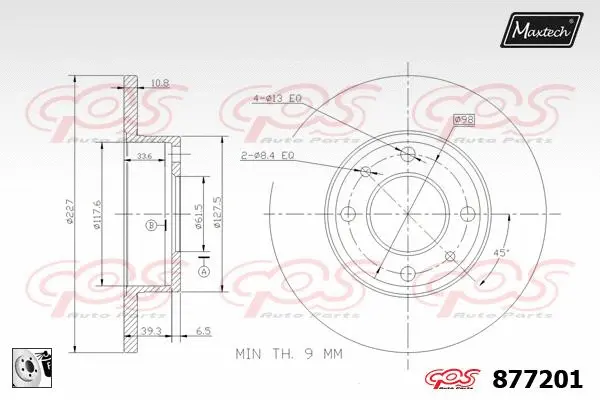 Repair Kit, brake caliper (70200828)