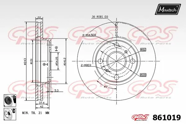 Repair Kit, brake caliper (70200202)