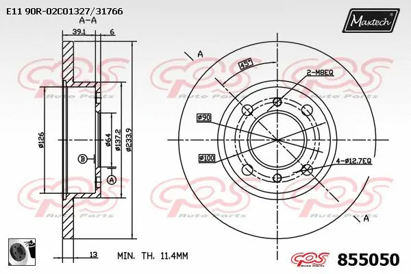 Brake Caliper (6265205)