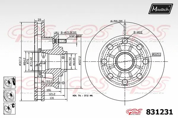 Brake Disc (827013)
