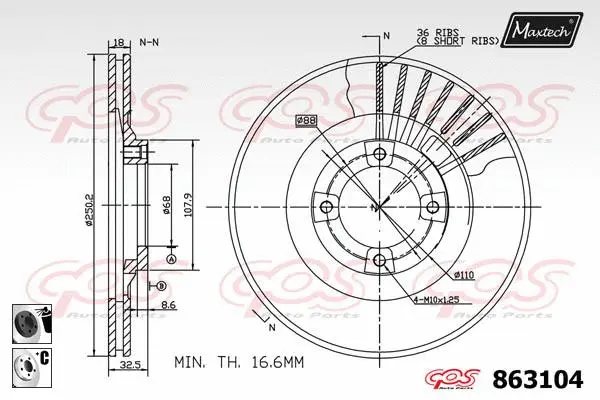 Brake Disc (861247)