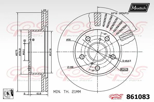 Guide Bolt, brake caliper (71810213)