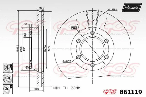 Repair Kit, brake caliper (70203047)