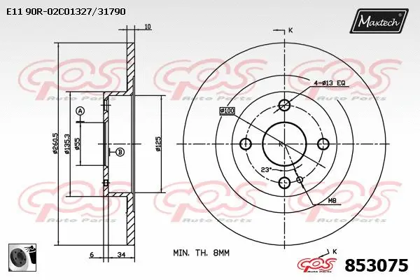 Steering Knuckle, wheel suspension (5271067)