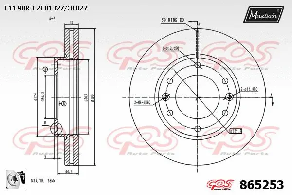 Piston, brake caliper (72948066)