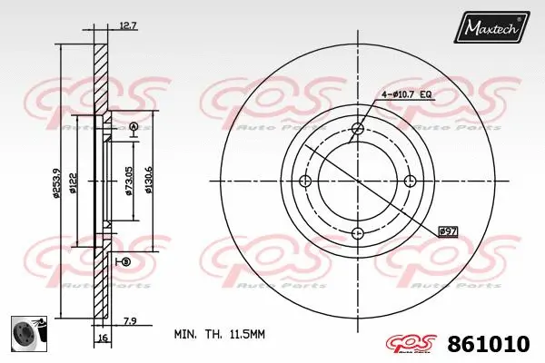 Brake Disc (857136)