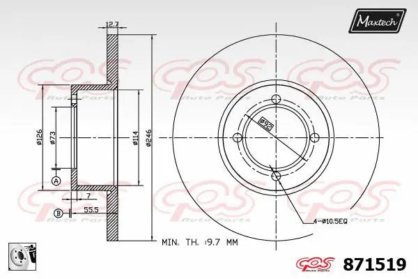 Brake Disc (881220)