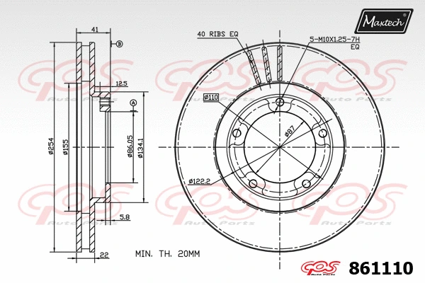 Brake Disc (853108)