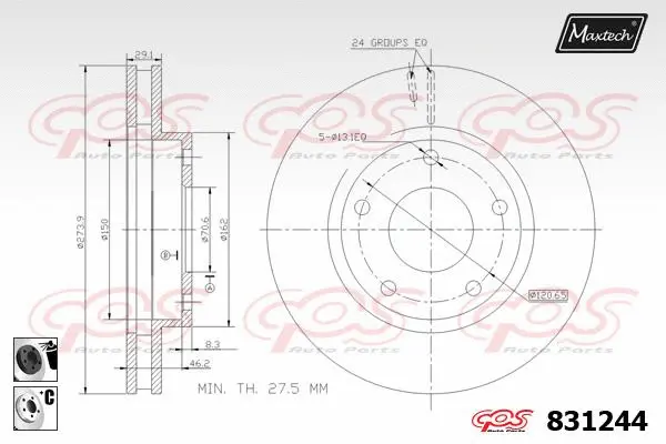 Brake Disc (881226)