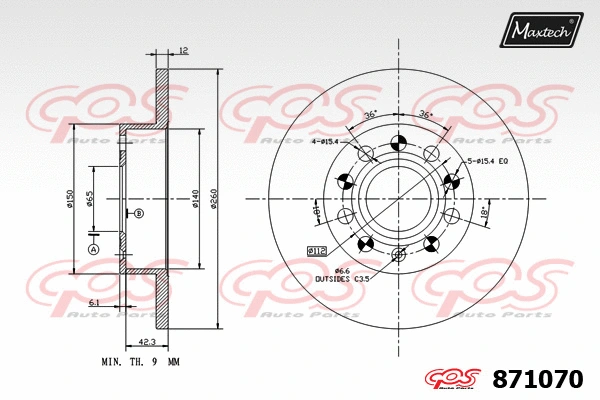 Brake Disc (875628)