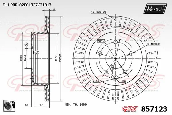 Brake Disc (865290)