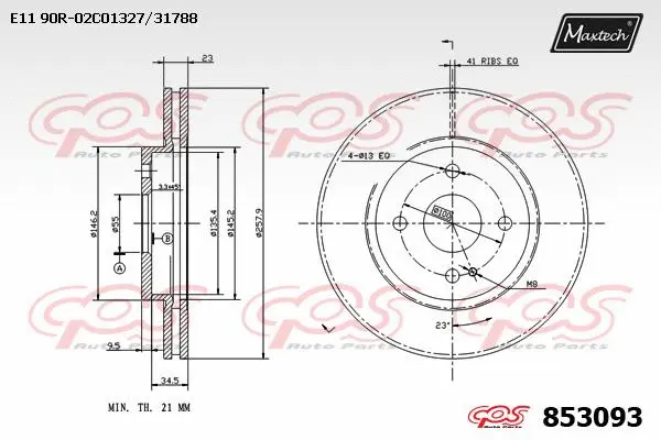 Repair Kit, brake caliper (70200686)