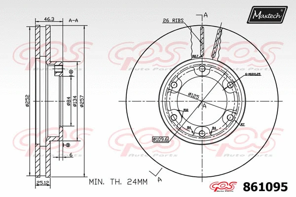 Brake Disc (871085)