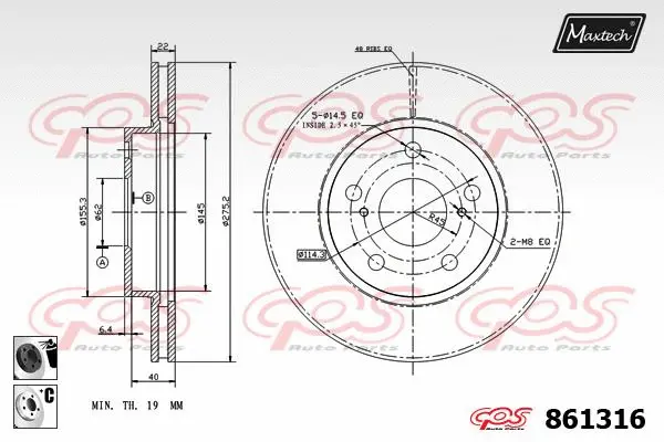 Repair Kit, brake caliper (70200159)