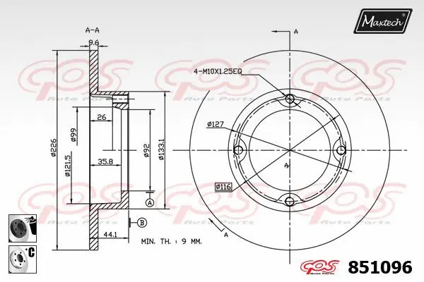 Brake Disc (863001)