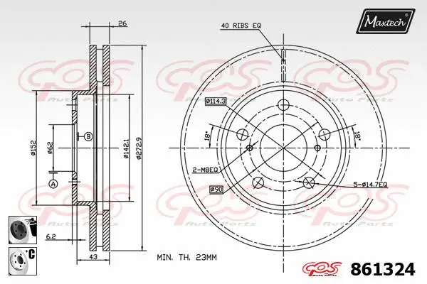 Brake Disc (871010)