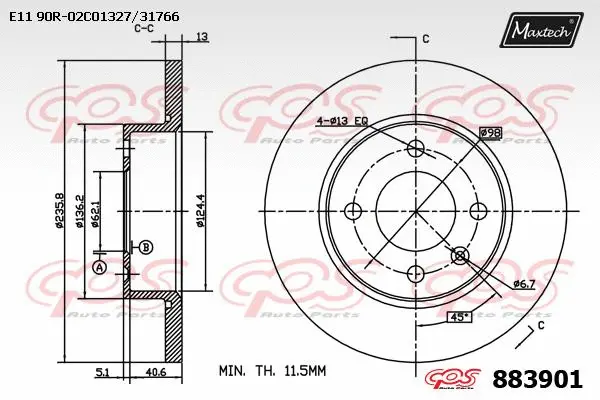 Brake Caliper (6274512)