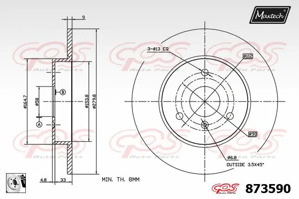 Brake Caliper (6211019)