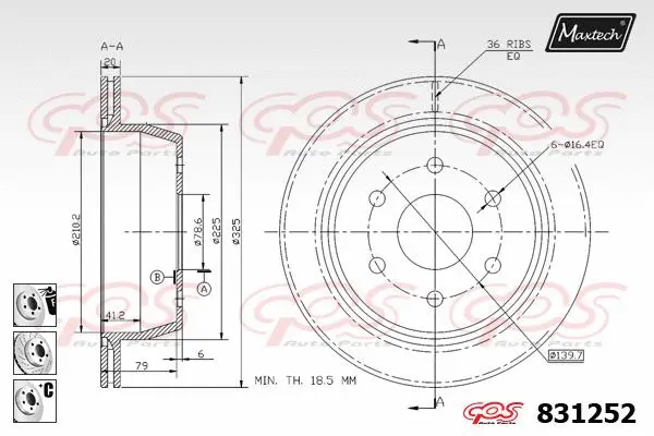 Brake Disc (827021)