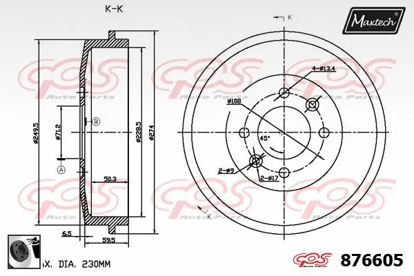 Brake Disc (873505)