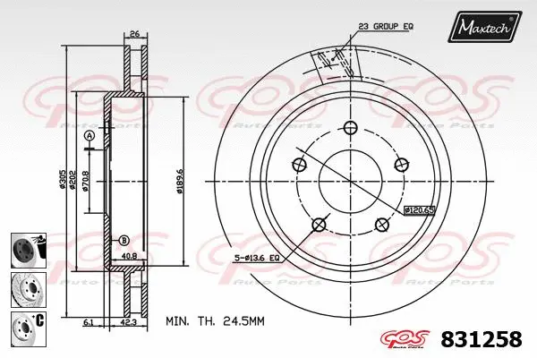 Brake Disc (877220)