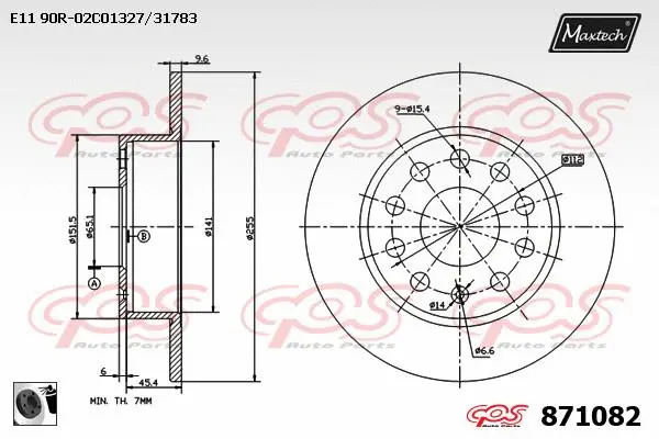 Brake Disc (861024)