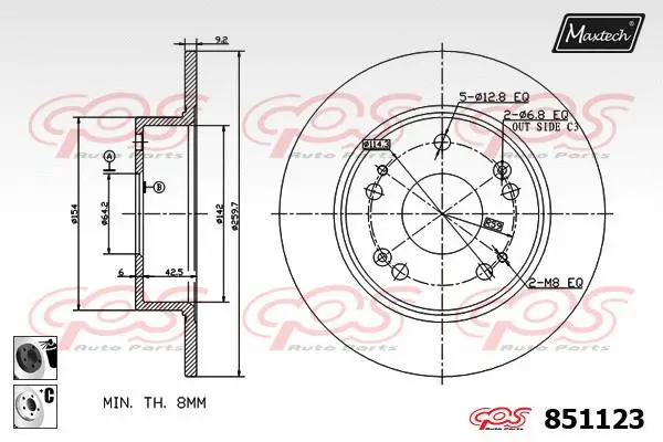 Brake Caliper (6278501)