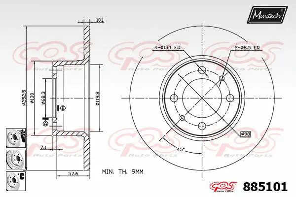 Brake Disc (873523)