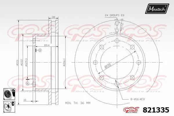 Brake Disc (855051)