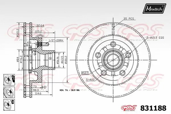 Brake Caliper (6274513)