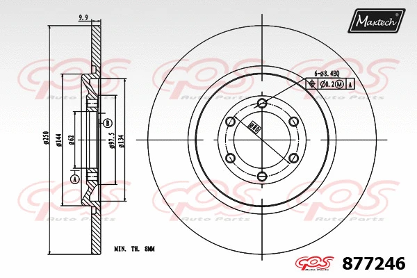 Seal, brake caliper piston (70180276)