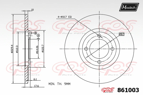 Repair Kit, brake caliper (70200165)