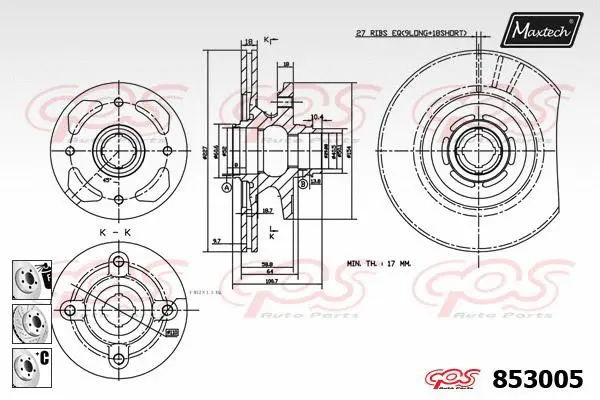 Repair Kit, brake caliper (70200549)