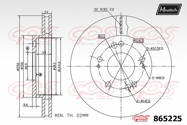 Brake Disc (861038)