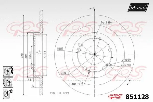 Guide Sleeve Kit, brake caliper (70160153)
