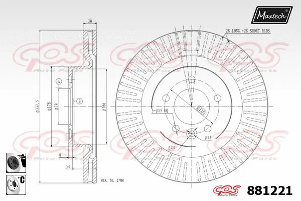 Repair Kit, brake caliper (70200337)