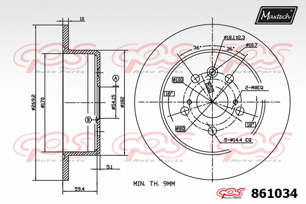Seal, brake caliper piston (70180422)