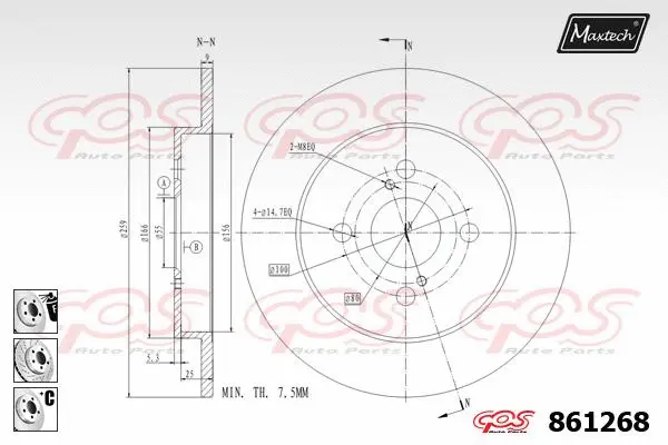 Brake Disc (871002)