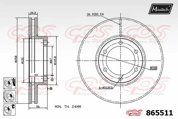 Brake Disc (871122)