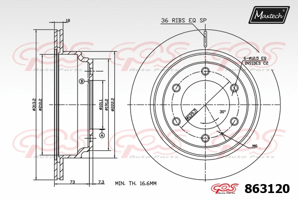 Brake Disc (861266)