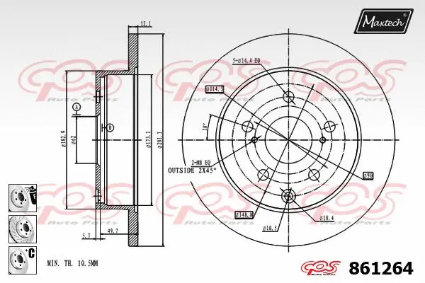 Brake Disc (867201)