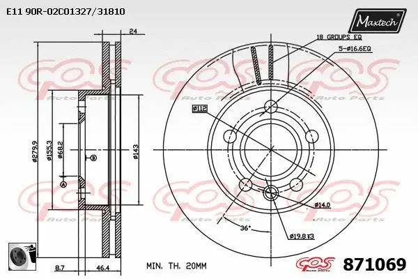 Repair Kit, brake caliper (70200798)