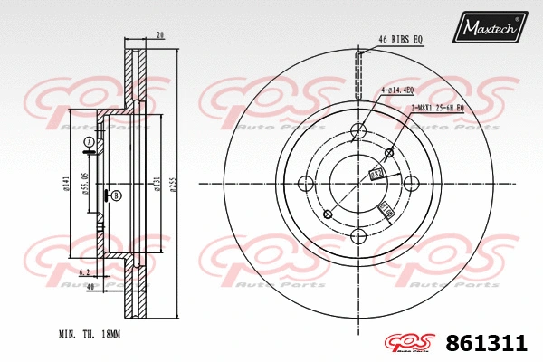 Brake Disc (871093)