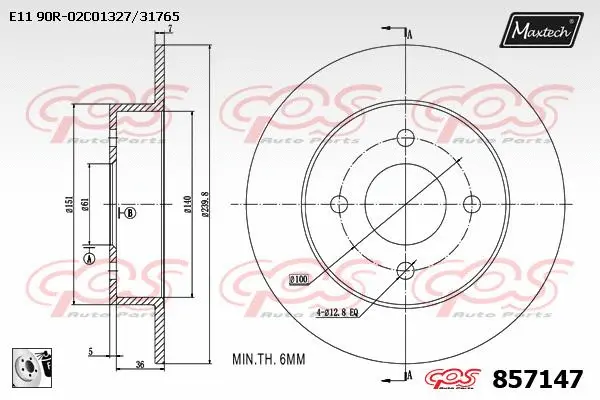 Steering Knuckle, wheel suspension (5281004)