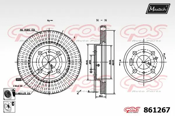 Brake Disc (861252)