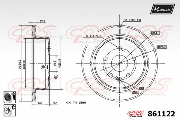Guide Sleeve Kit, brake caliper (70160184)