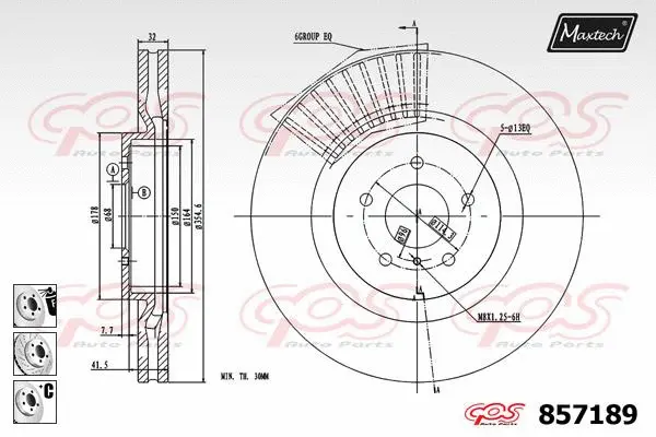 Guide Sleeve Kit, brake caliper (70160136)